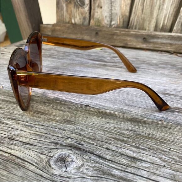 Mango large frame retro sunglasses - Picture 3 of 8